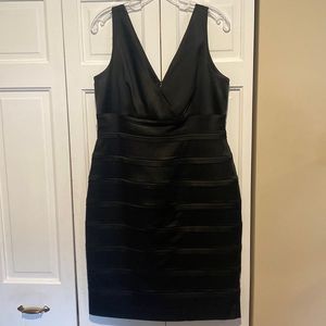 Calvin Klein Formal fitted black dress size 12